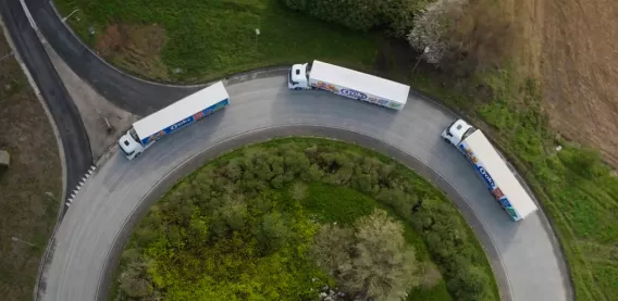 3 croky trucks aan het rijden